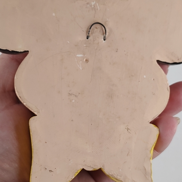 Vintage Mickey Mouse Face Bust Chalkware As Is HTF - Picture 4 of 11